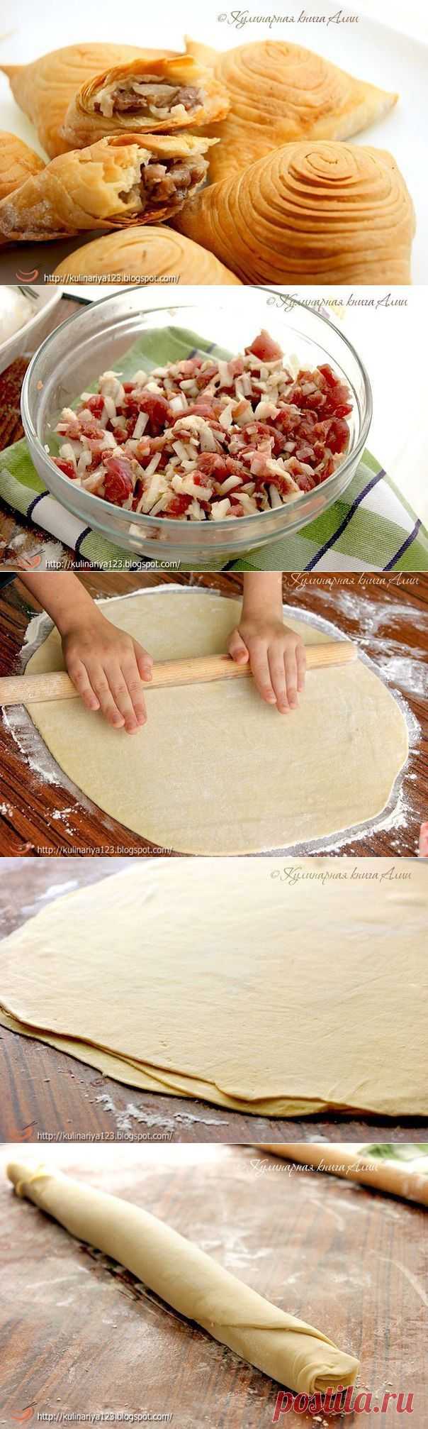 Слоеная самса (настоящая, узбекская) | Готовим вместе