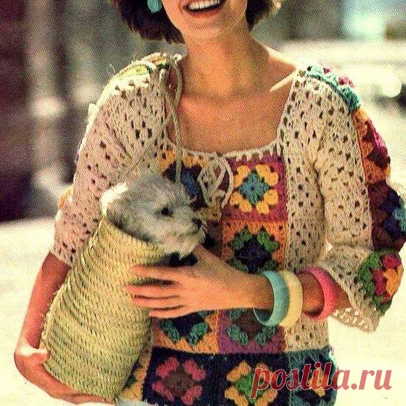 БАБУШКИН КВАДРАТ.ИДЕИ ДЛЯ ВЯЗАНИЯ.