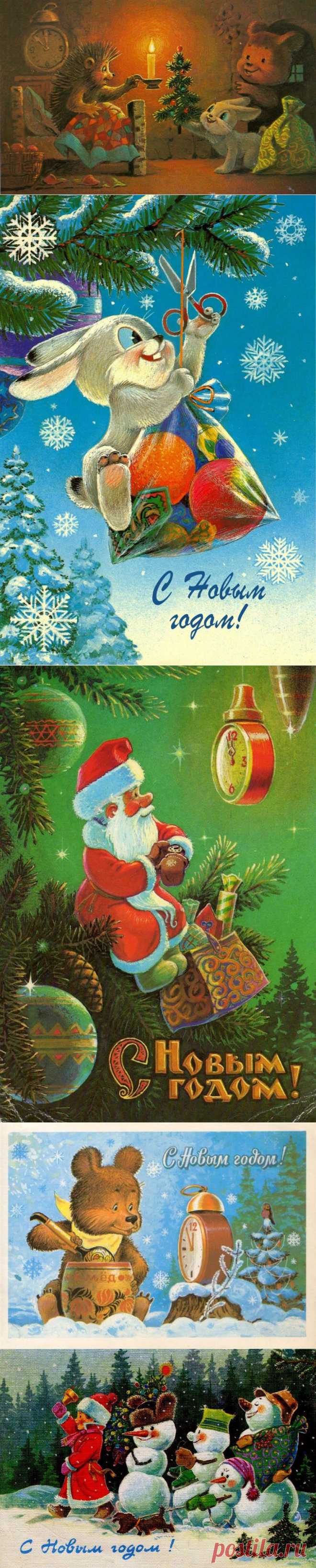 Новогодние открытки от создателя любимых советских мультфильмов / Назад в СССР / Back in USSR