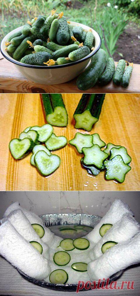 Как заморозить огурцы.