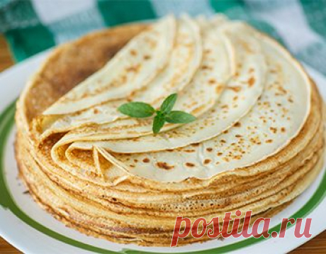Блины на минеральной воде: секреты приготовления и 4 рецепта