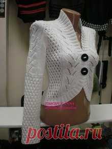 БЕЛЫЙ ЖАКЕТ БОЛЕРО