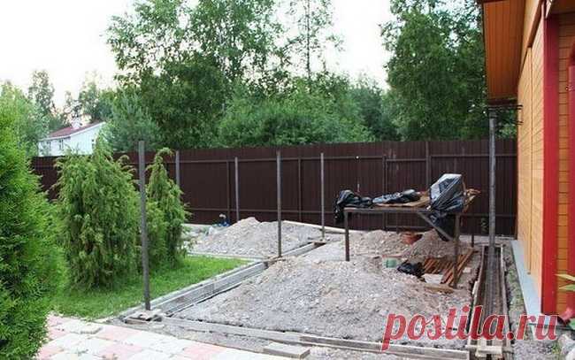 Столбы из природного камня своими руками