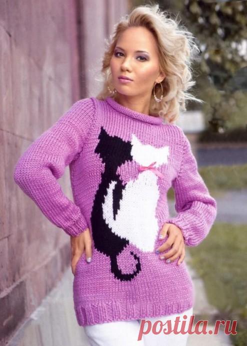 Жаккард из категории Интересные идеи – Вязаные идеи, идеи для вязания