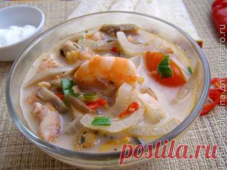 👌 Китайская кухня роскошный Том-ям на кокосовом молоке с морепродуктами, рецепты с фото Как приготовить роскошное первое блюдо по этому рецепту китайской кухни? Легко. Просто. Быстро. Не надо переживать, если у вас чего-то не найдется из того, что принято использовать...