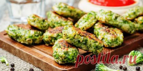 Снеки из брокколи и сыра
