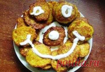 Тыквенные оладушки с морковкой и картошкой