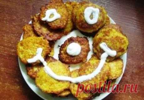 Тыквенные оладушки с морковкой и картошкой