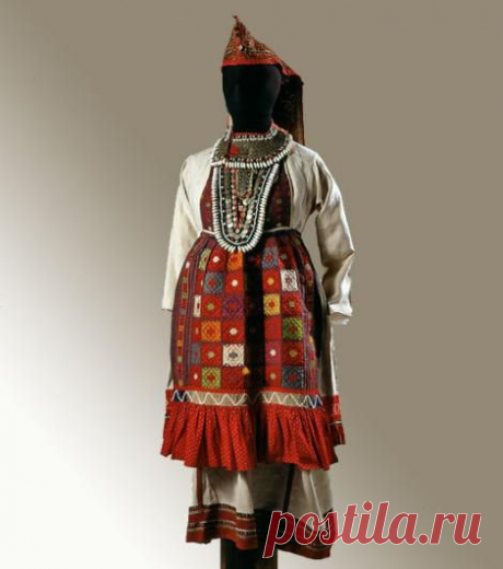 Костюм праздничный марийской женщины. Марийцы (восточная подгруппа). Уфимская губерния. Конец XIX — начало XX века | РЭМ