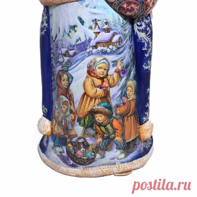 Russian Santa with Nativity