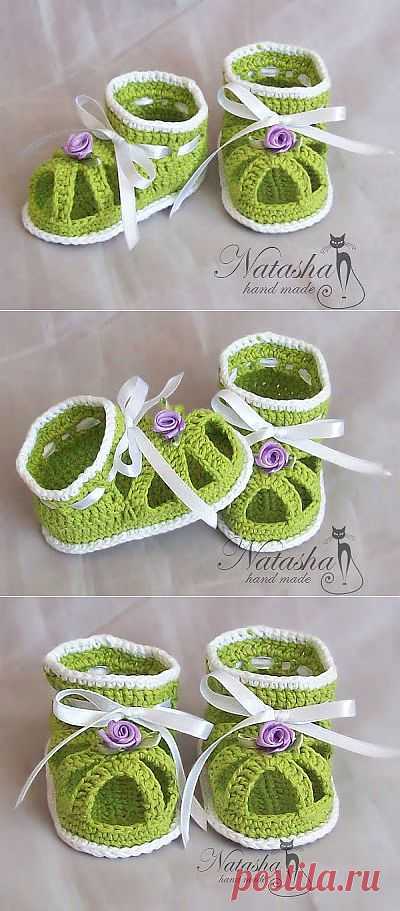 Natasha hand made : Пинетки сандалики