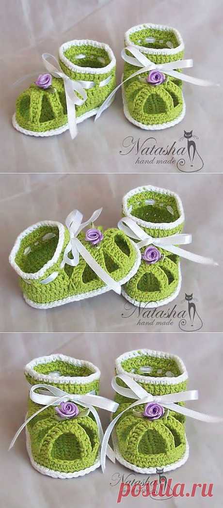 Natasha hand made : Пинетки сандалики