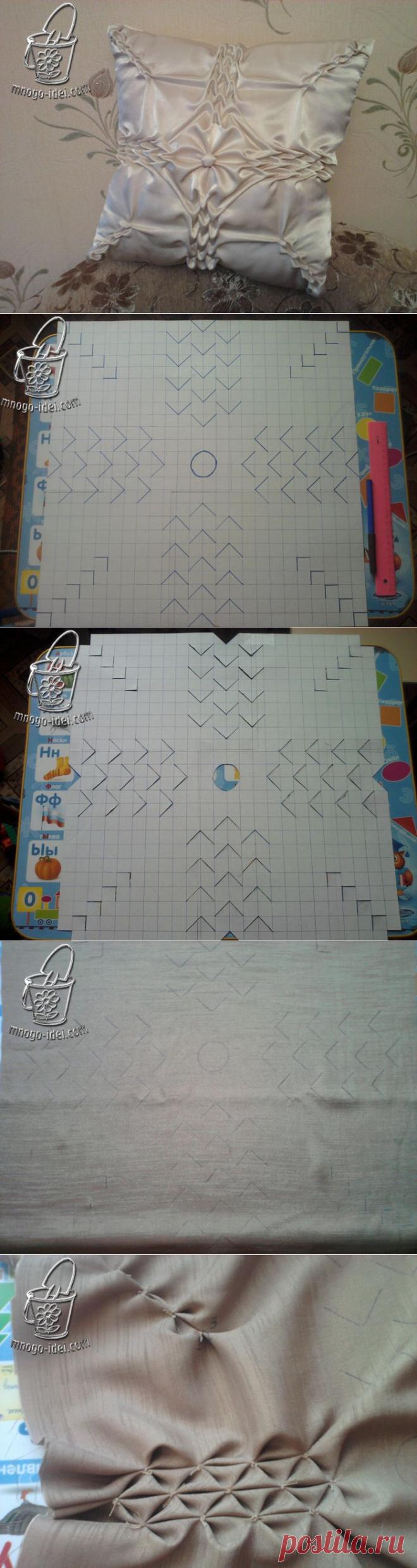 Подушка с буфами «Клематис» |