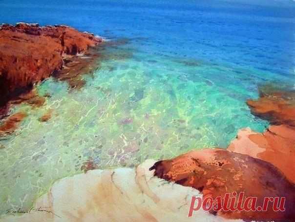 Работы английского акварелиста Ричарда Торна