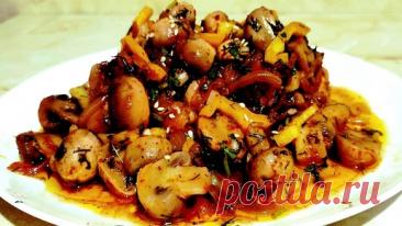 ШАМПИНЬОНЫ ПО-КОРЕЙСКИ🍄ОГОНЬ ГРИБЫ.ОЧЕНЬ ВКУСНО.ЗАКУСКА КОСМОС!🚀Ольгины Рецепты. | ОЛЬГИНЫ РЕЦЕПТЫ | Дзен