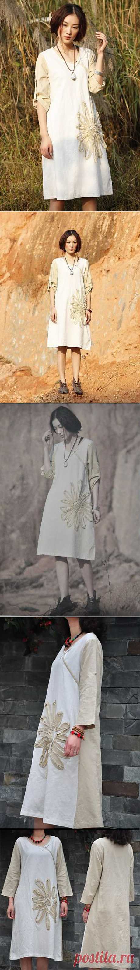 One flower/Womens Clothing Plus Size Petite от KelansArtCouture