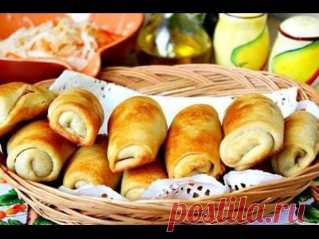 Верзере - как приготовить вкусные слоёные пирожки с капустой - YouTube