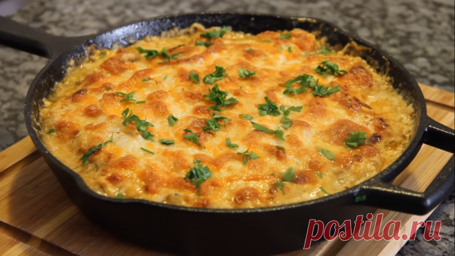 Очень сочная и вкусная куриная запеканка. Мои гости постоянно просили добавку. | Вкусно и не дорого! | Яндекс Дзен