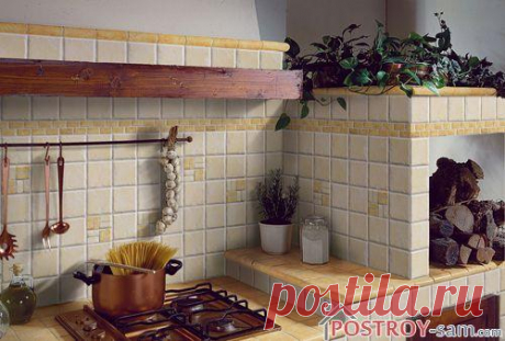 Плитка для кухни на фартук