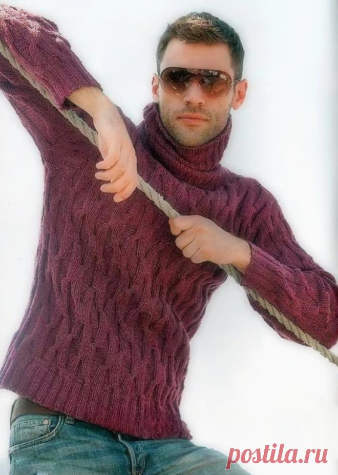 Свитер. Спицы.