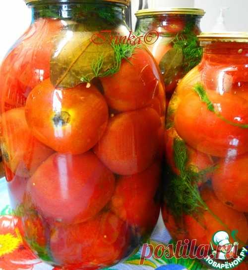 Соленые помидоры в банках - кулинарный рецепт