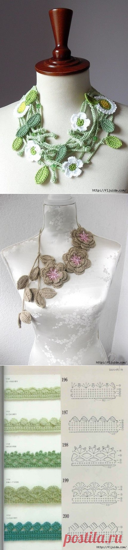 Вяжем крючком кружева и украшения.