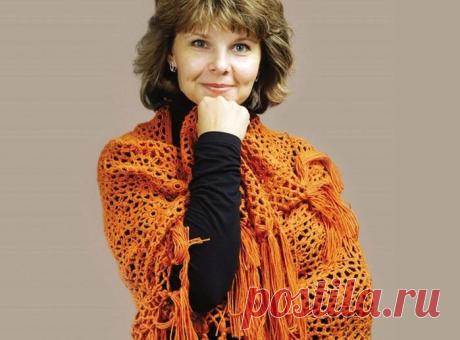 Книга - альбом «Шали и палантины» крючком