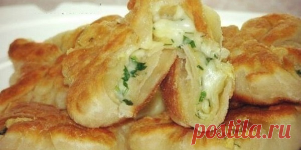 Кефирные конвертики с сыром и зеленью. Всегда готовлю, когда хочется вкусненкого. Замечательное угощение - Вкусные рецепты - медиаплатформа МирТесен