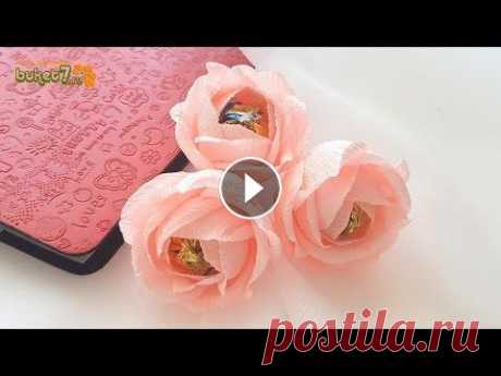 Розы из конфет ☆ Розы из гофрированной бумаги ☆ Букет из конфет ☆ Diy ☆ своими руками Поддержи канал: Сбербанк: 2202 2032 3282 6026 Тинькофф: 4377 7278 0932 1545 ЮДеньги: 410011380531467 Розы из конфет ☆ Розы из гофрированной бумаги ☆ Б...
