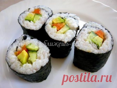 Роллы вегетарианские