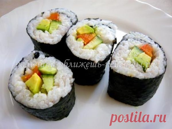 Роллы вегетарианские