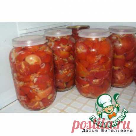 Закрутка-салат из помидоров - кулинарный рецепт