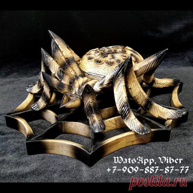 Шкатулка 🕸паук🕷 вырезана вручную🗜. Состоит из 11 отдельных сегментов🛠. Материал липа. ⚜Солидный подарок по любому поводу.
Габариты:
По паутине:
Длина 34см
Ширина 29см
Цена: 5000₽+1000₽(доставка)
Пишите WatsApp, Viber:
: +7-909-887-87-77 Илья
#золотыерукизоны #шкатулкарезная #wood #woodcarving