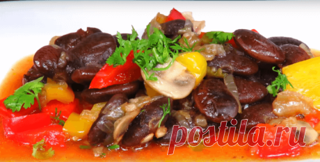 Фасоль с овощами в томатном соусе - recept-foto.ru - Рецепт с фото пошагово
