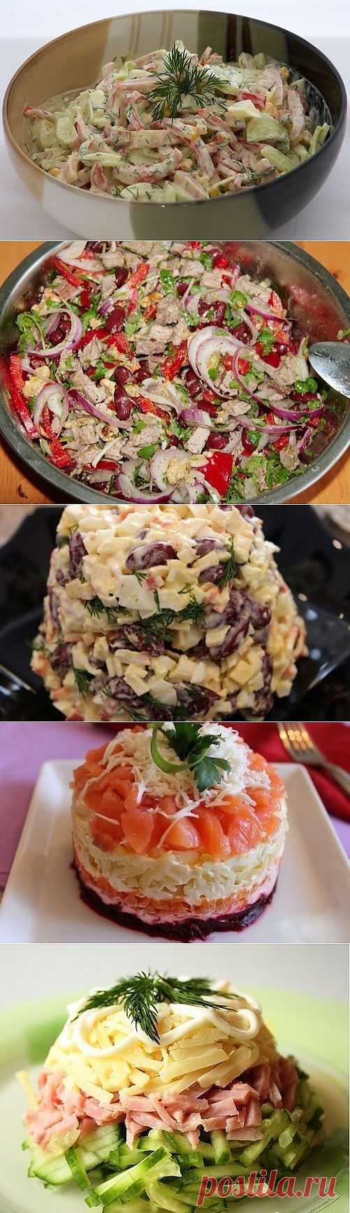 Подборка 10 самых вкусных салатов! Забираем, что бы не потерять!.