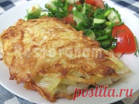 Рыба в картофельной корочке.