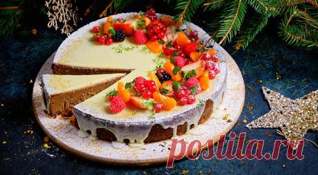 Мандариновый торт с кардамоном и грецкими орехами, пошаговый рецепт с фото