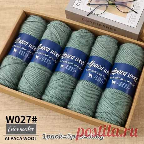 Пряжа Из Альпаки Jiuweidiaowang - 95% Альпака, 5% Полиэстер, Разноцветная Меланжевая И Мраморная Пряжа Для Вязания И Вязания Крючком, Теплые Зимние Поделки, Свитера, Шали, Шапки, Г/ , 5 Клубков ( 490 Г) | Temu Moldova