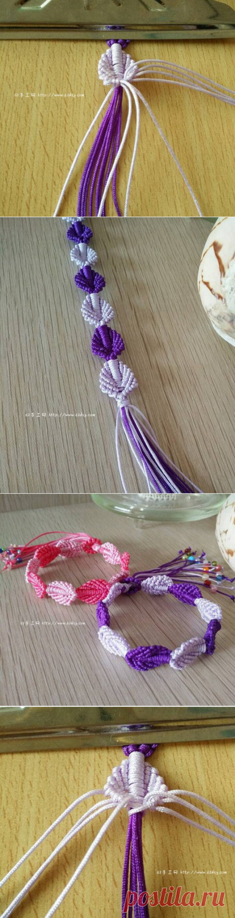 Плетем браслет — Сделай сам, идеи для творчества - DIY Ideas