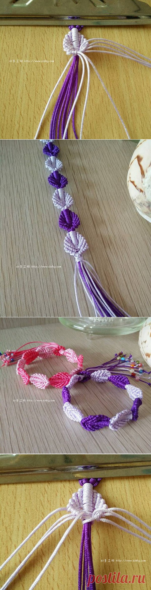 Плетем браслет — Сделай сам, идеи для творчества - DIY Ideas