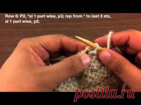 How to Knit the Brick Stitch (English Style)