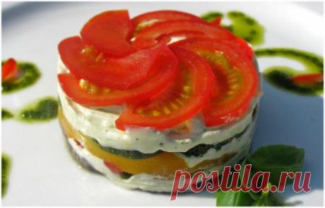 Рецепты салатов с сыром фета / Простые рецепты