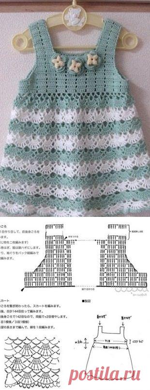 Летний сарафан для девочки