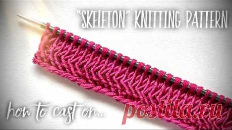ПРОСТО ШИКАРНЫЙ НАБОР ПЕТЕЛЬ!!! 🐟 / HOW TO CAST ON: SUPER EASY KNITTING DESIGN