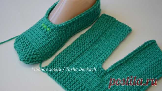 Следки двумя спицами простейший способ | Knit.Tasha | Дзен