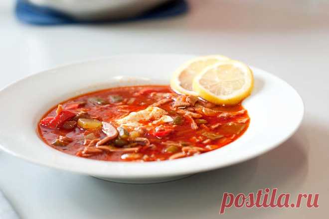 Солянка мясная — Кулинарный Рай
Отличный рецепт приготовления солянки из колбасы, ветчины, копченой грудинки и соленых огурцов.