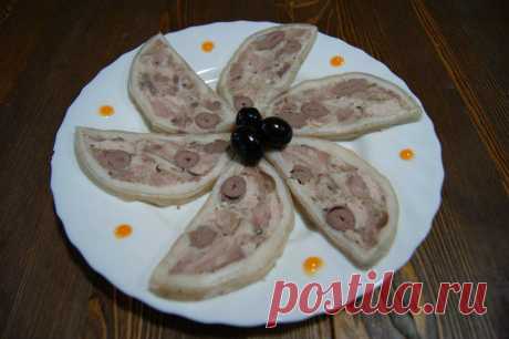 Foodclub — кулинарные рецепты с пошаговыми фотографиями - Зельц &quot;Сердешный&quot;....