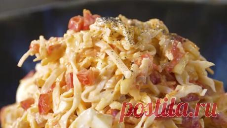 Ешь и не можешь остановиться. Салат с крабовыми палочками. Народный рецепт Корал