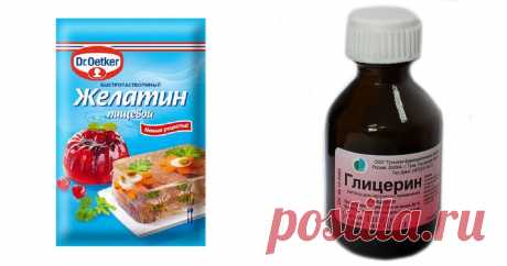 Желатин и глицерин помогут сэкономить каждой рукодельнице ...
