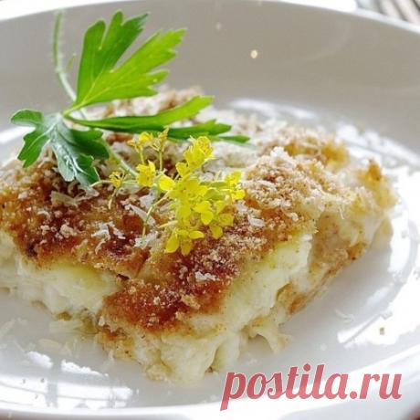 ЗАПЕКАНКА ИЗ МОЛОДОЙ КАПУСТЫ С ГРИБНОЙ НАЧИНКОЙ